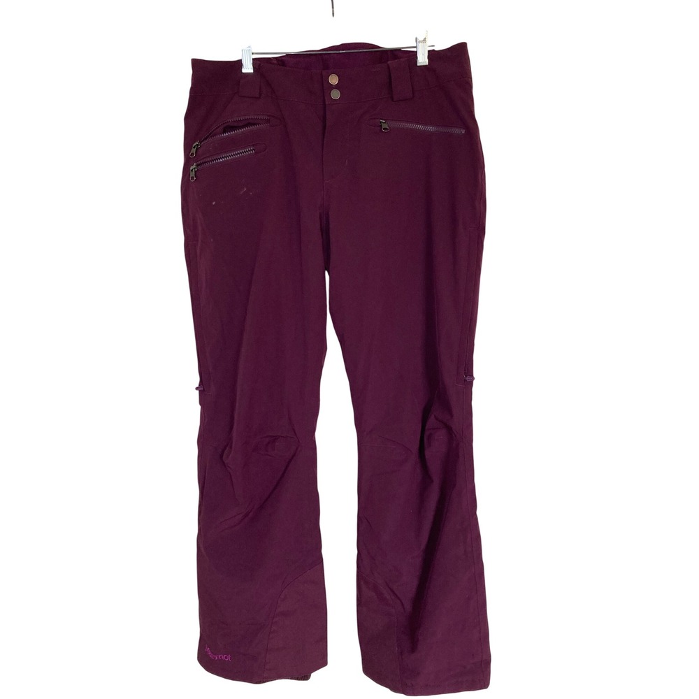 Marmot Womens Plum Purple Insulated Snow Ski Pants K76090 Size Large